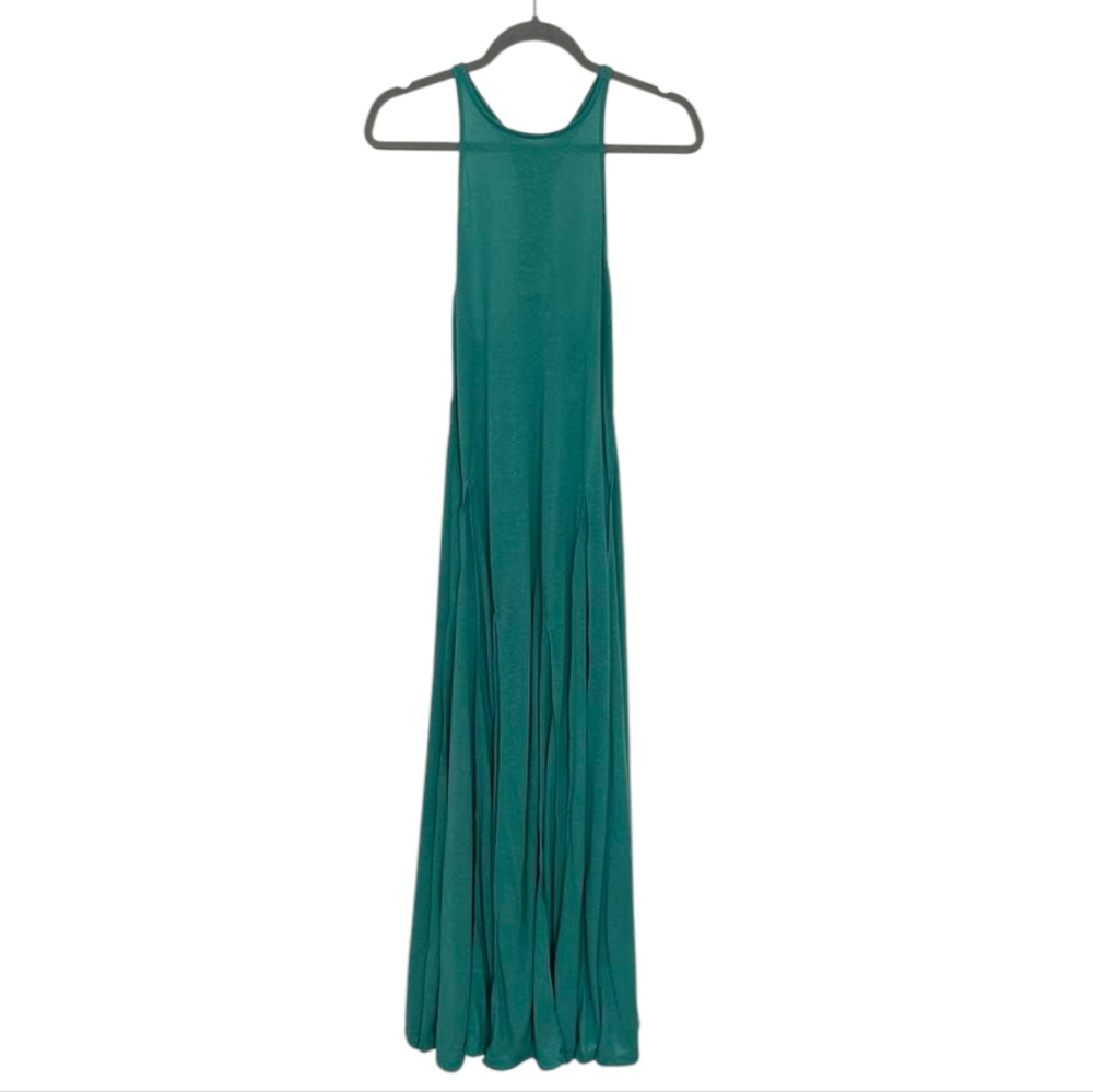 Turquoise Free People Women's August Nights Maxi Dress